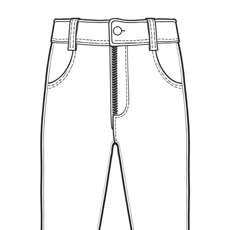 Fly of a pant