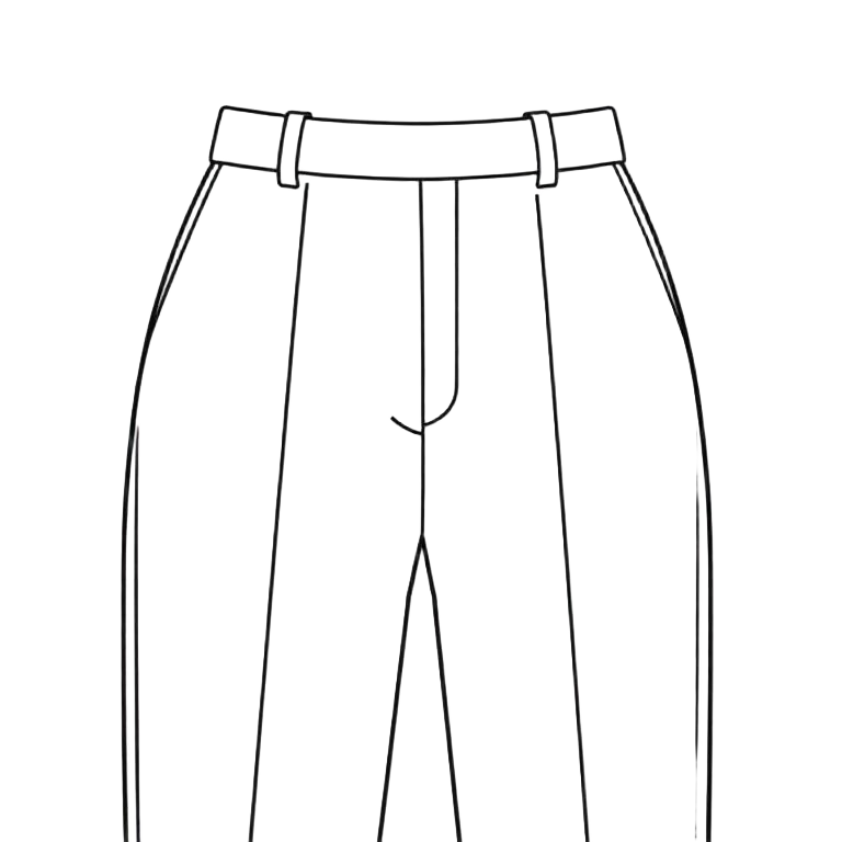 Pleat of a pant